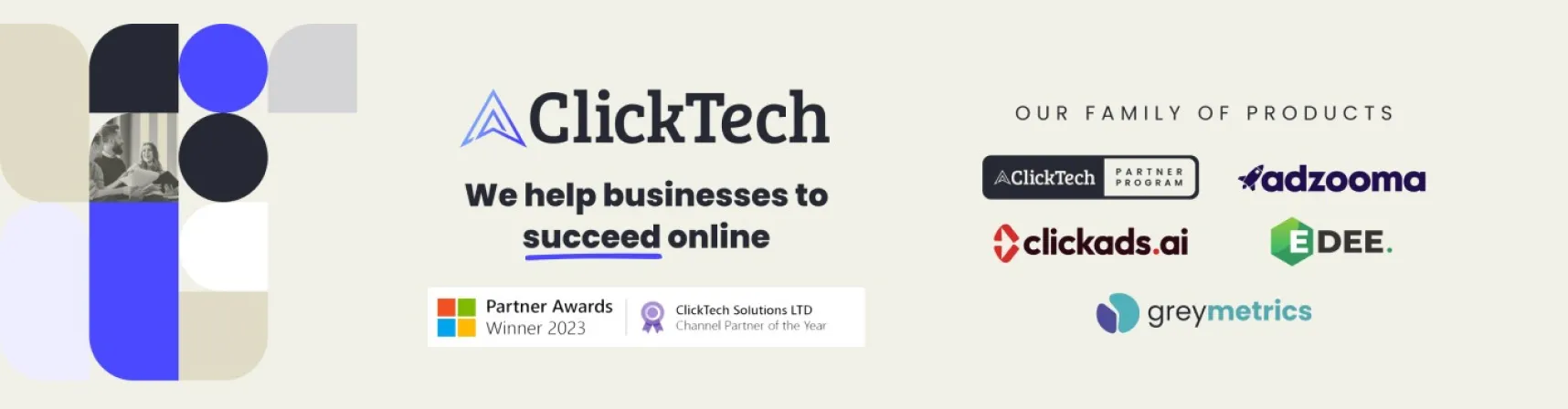 ClickTech header